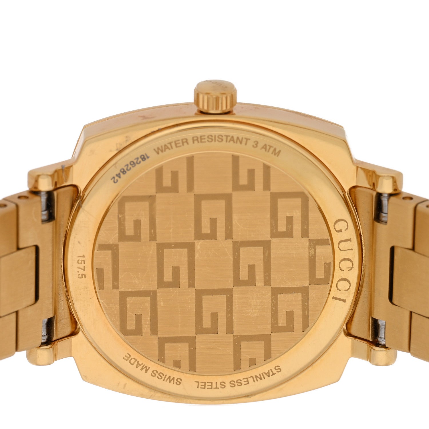 Gucci Stainless Steel 27mm Grip Quartz Watch Gold 4 of 5
