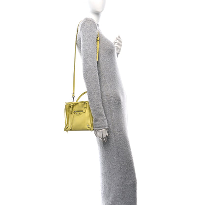 Balenciaga Calfskin Papier Mini A4 Jaune Poussin 3 of 18