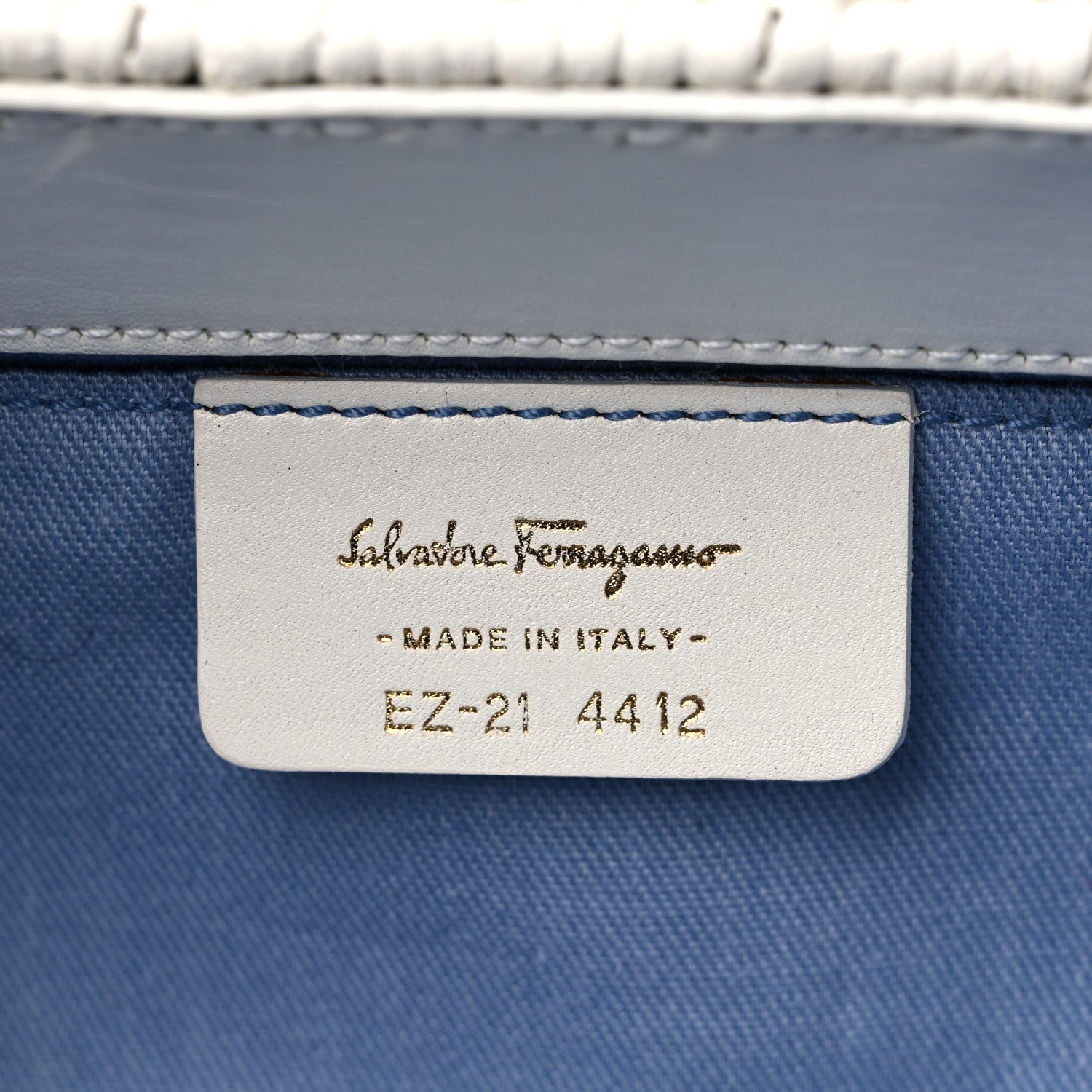 Salvatore Ferragamo Woven Handle Satchel White 6 of 12