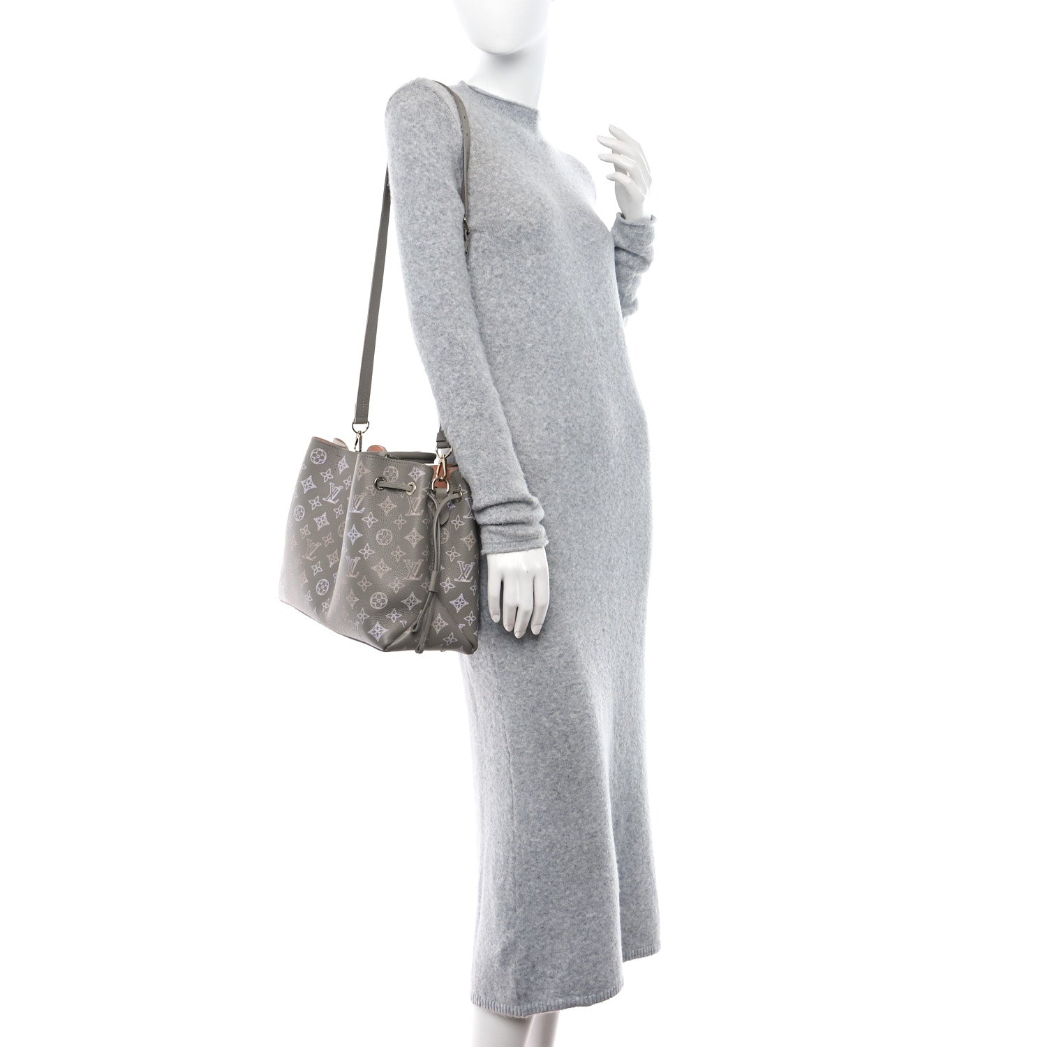 Louis Vuitton Mahina Flight Mode Bella Tote Grey 2 of 8