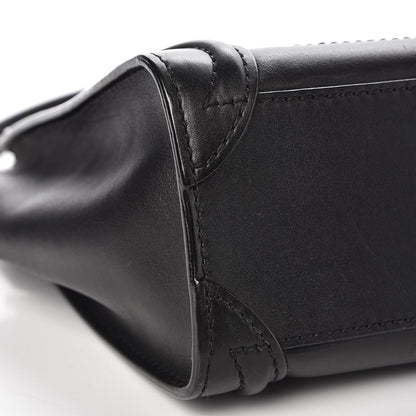 Celine Smooth Calfskin Nano Luggage Black 9 of 9