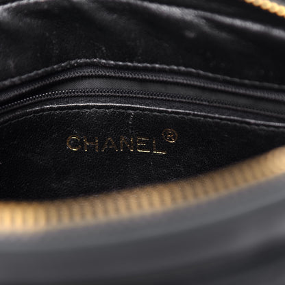 Chanel Lambskin Quilted CC Tassel Camera Case Black 6 of 11