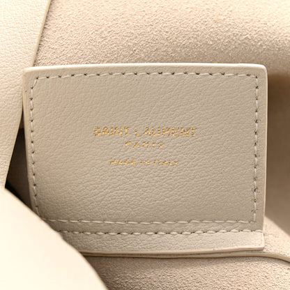 Saint Laurent Calfskin Large Shopping Tote Porcellana 7 of 12