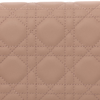 Christian Dior Ultra Matte Calfskin Cannage Lady Dior Clutch Fard 10 of 11