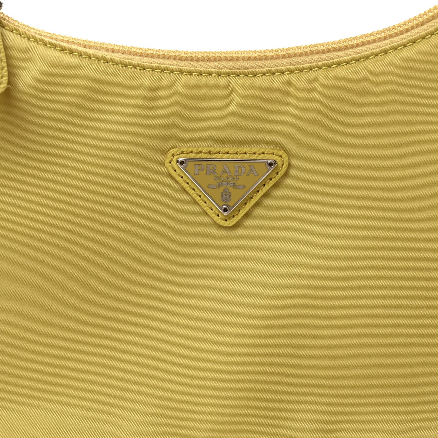 Tessuto Nylon Saffiano Mini Re-Edition 2000 Bag Ananas