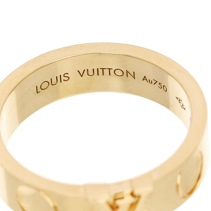 Louis Vuitton 18K Yellow Gold Empreinte LV Ring 53 6.5 4 of 6