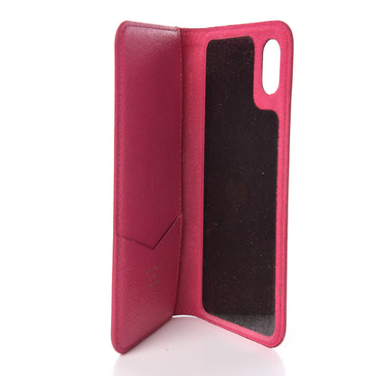 Louis Vuitton Monogram iPhone XS Max Folio Case Rose Pop 5 of 8