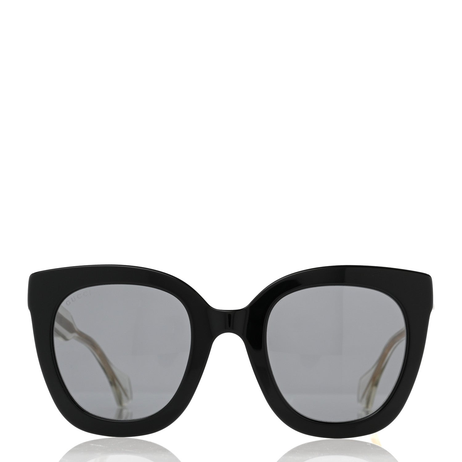 Gucci Acetate Crystal Sunglasses GG0564S Black Grey 2 of 7