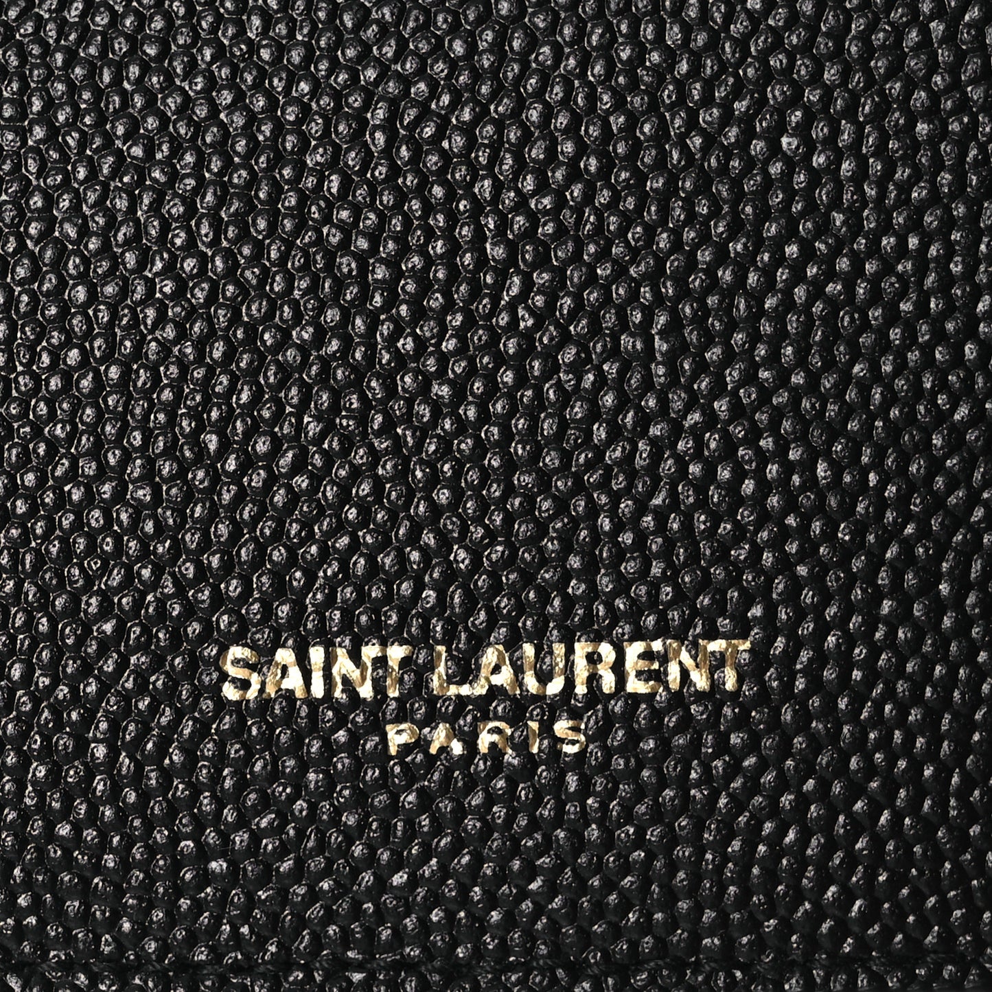 Grain De Poudre Monogram Bi-Fold Wallet Black