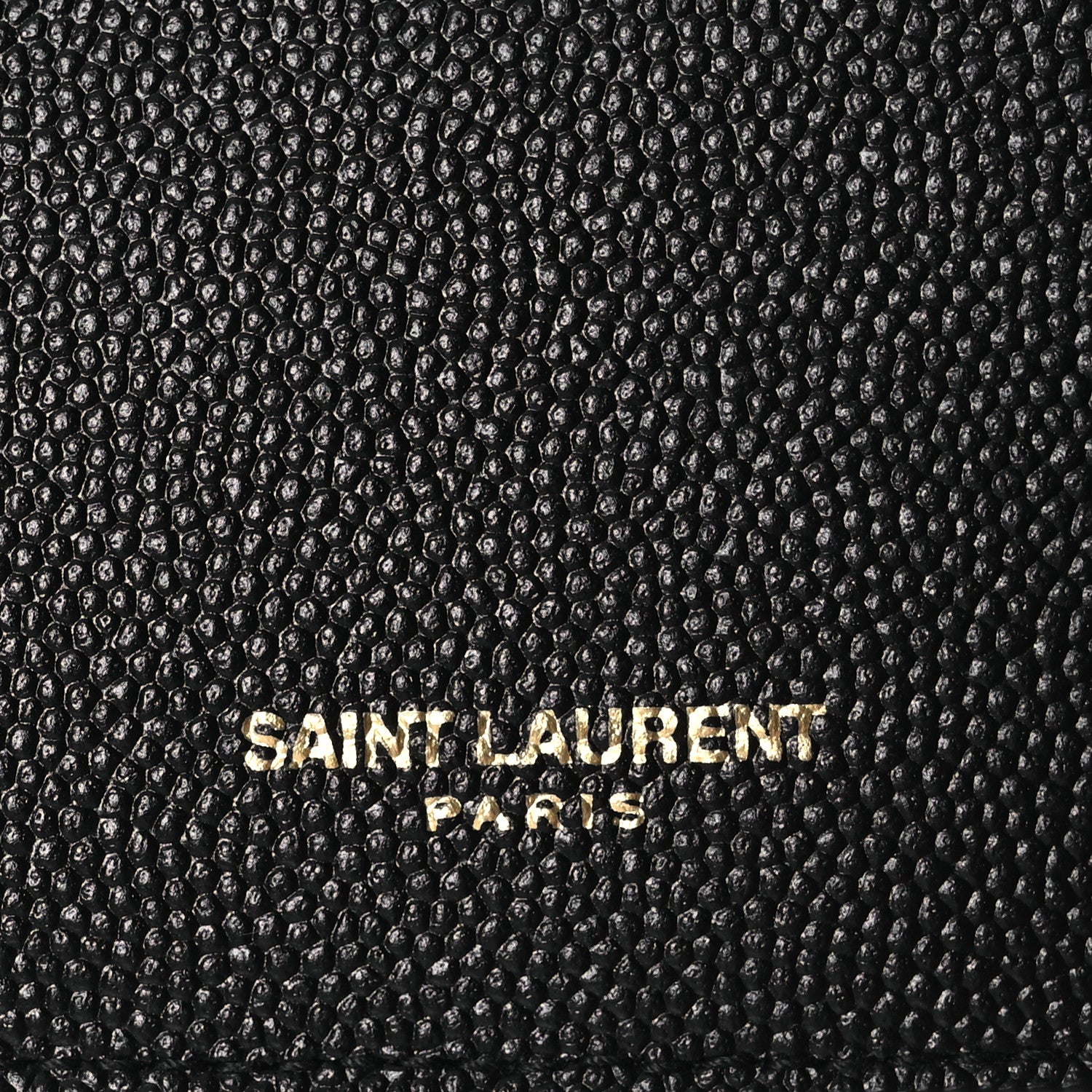Saint Laurent Grain De Poudre Monogram Bi-Fold Wallet Black 8 of 11