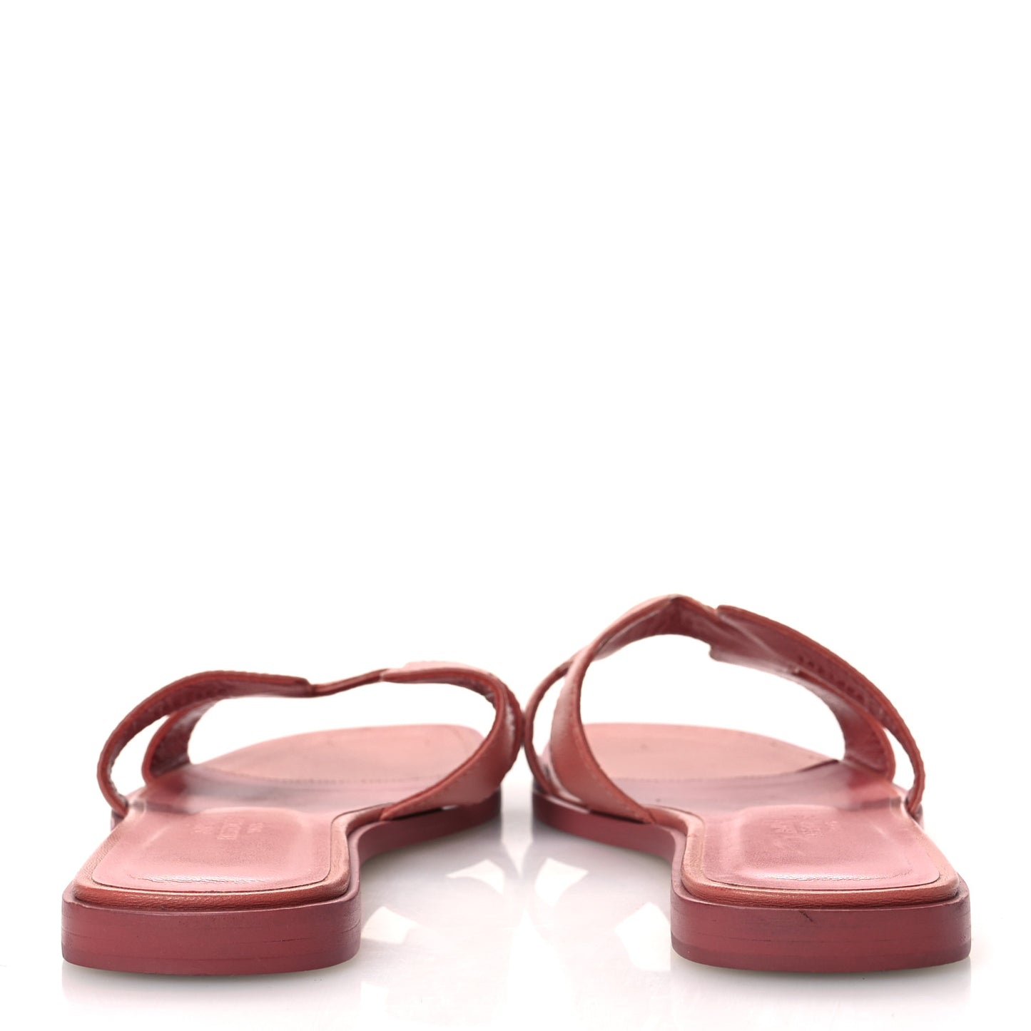 Goatskin Oran Sandals 37 Rouge Blush