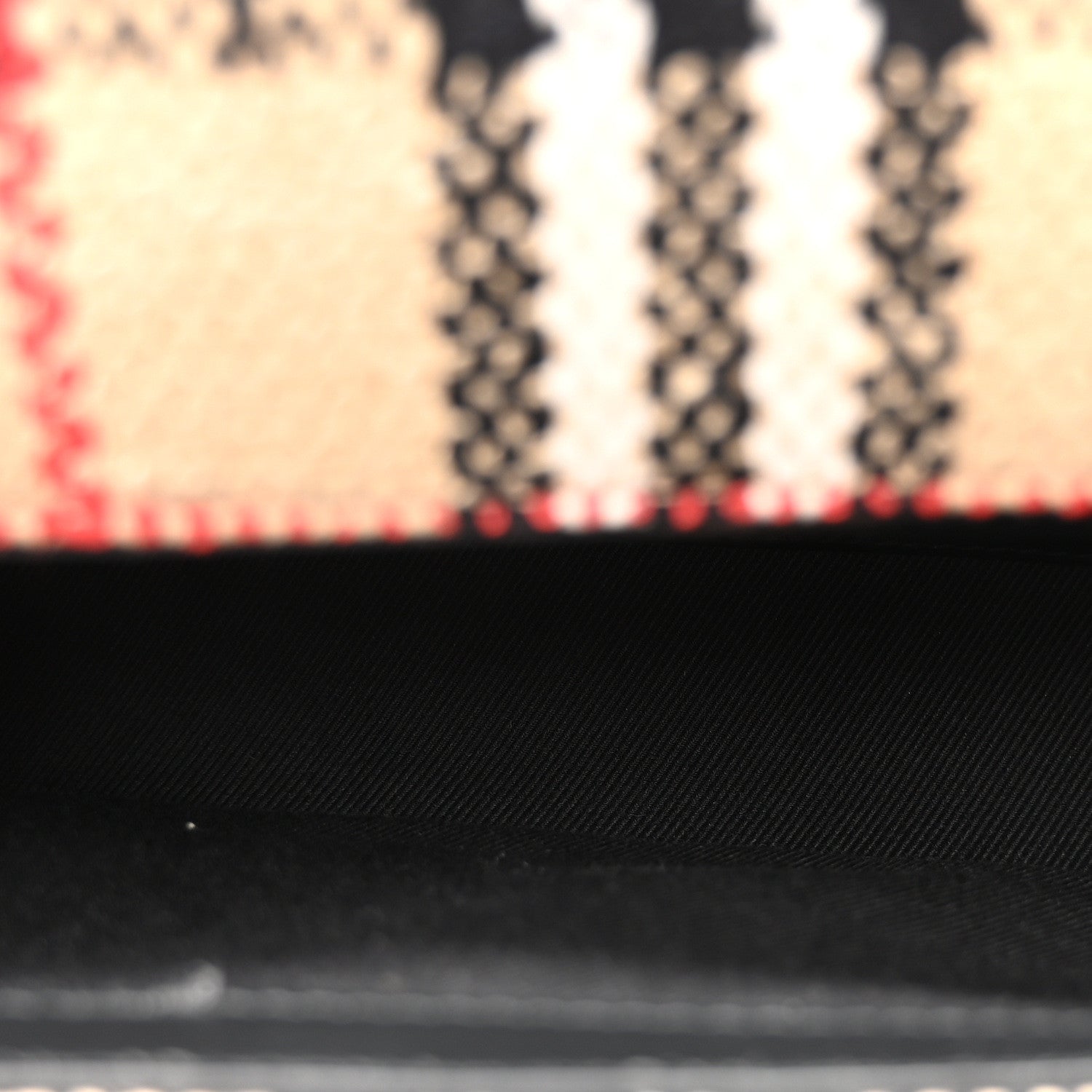 Burberry Calfskin Boucle Check Small Lola Chain Bag Archive Beige 5 of 10