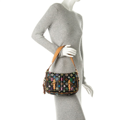 Louis Vuitton Monogram Multicolor Lodge PM Black 2 of 7