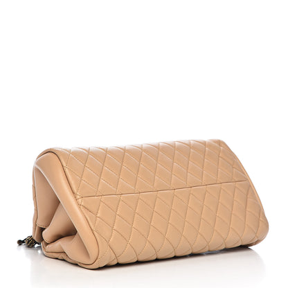 Chanel Lambskin Quilted Medium Just Mademoiselle Beige 5 of 12