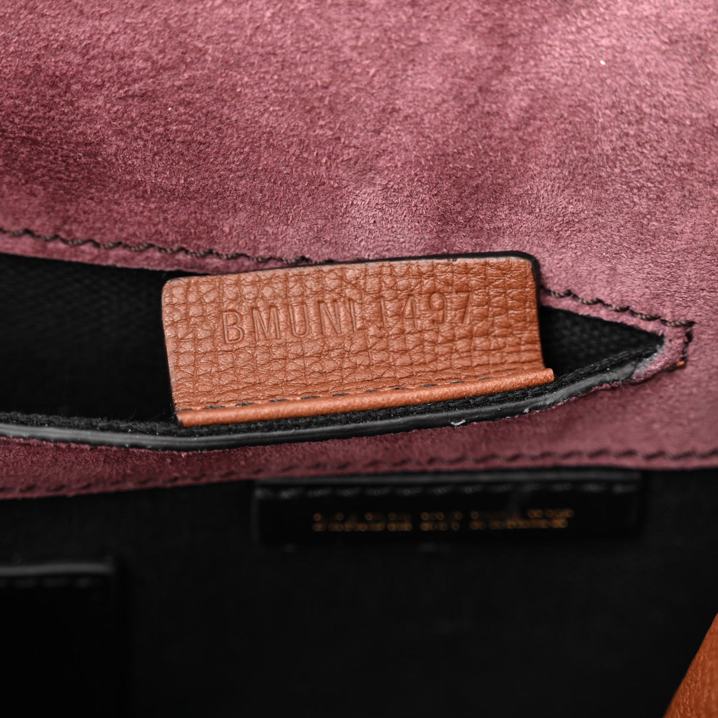 Derby Calfskin House Check Small Macken Crossbody Bag Tan