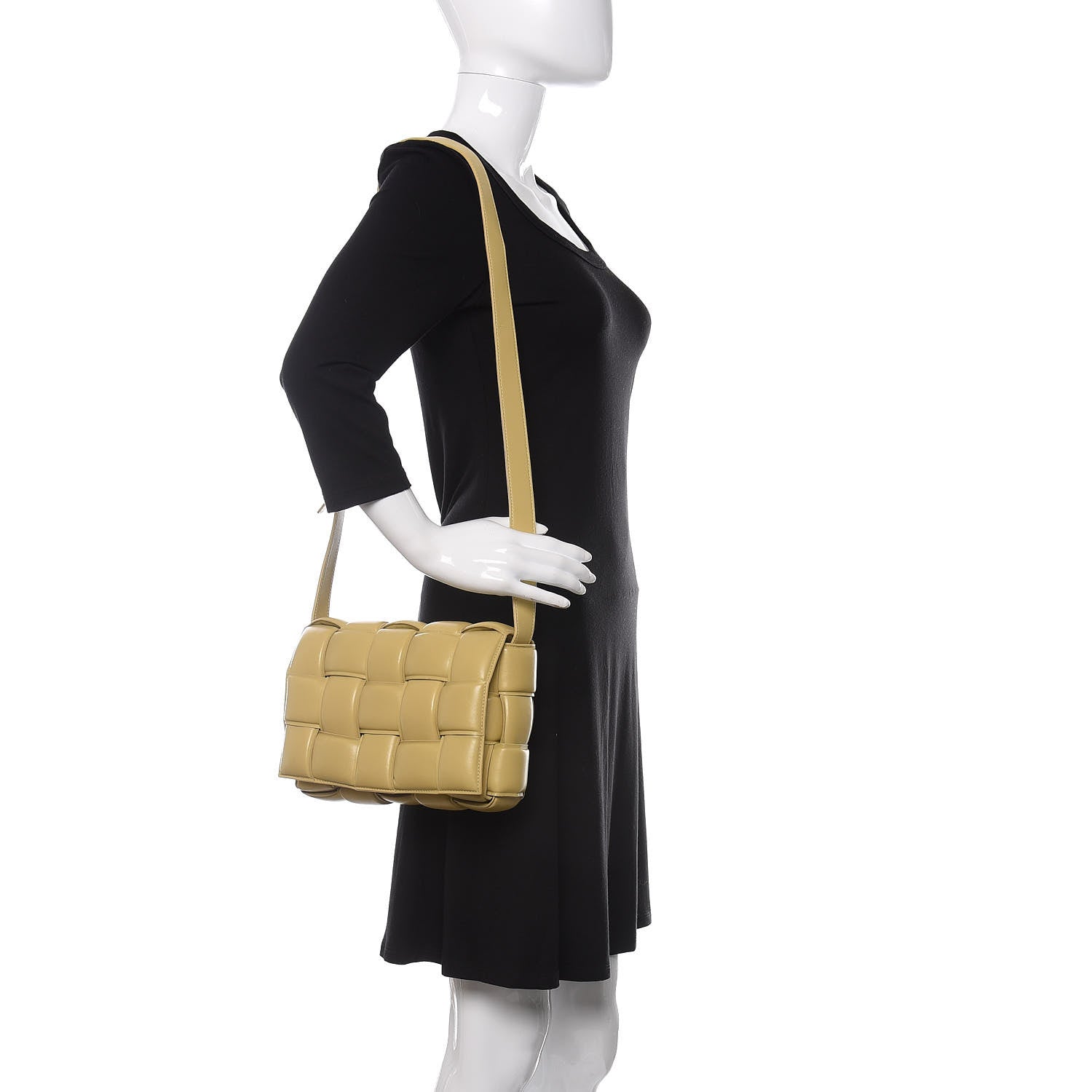 Bottega Veneta Nappa Maxi Intreccio Padded Cassette Crossbody Bag Tapioca 2 of 9