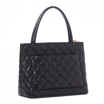 Chanel Caviar Quilted Medallion Tote Black 2 of 9