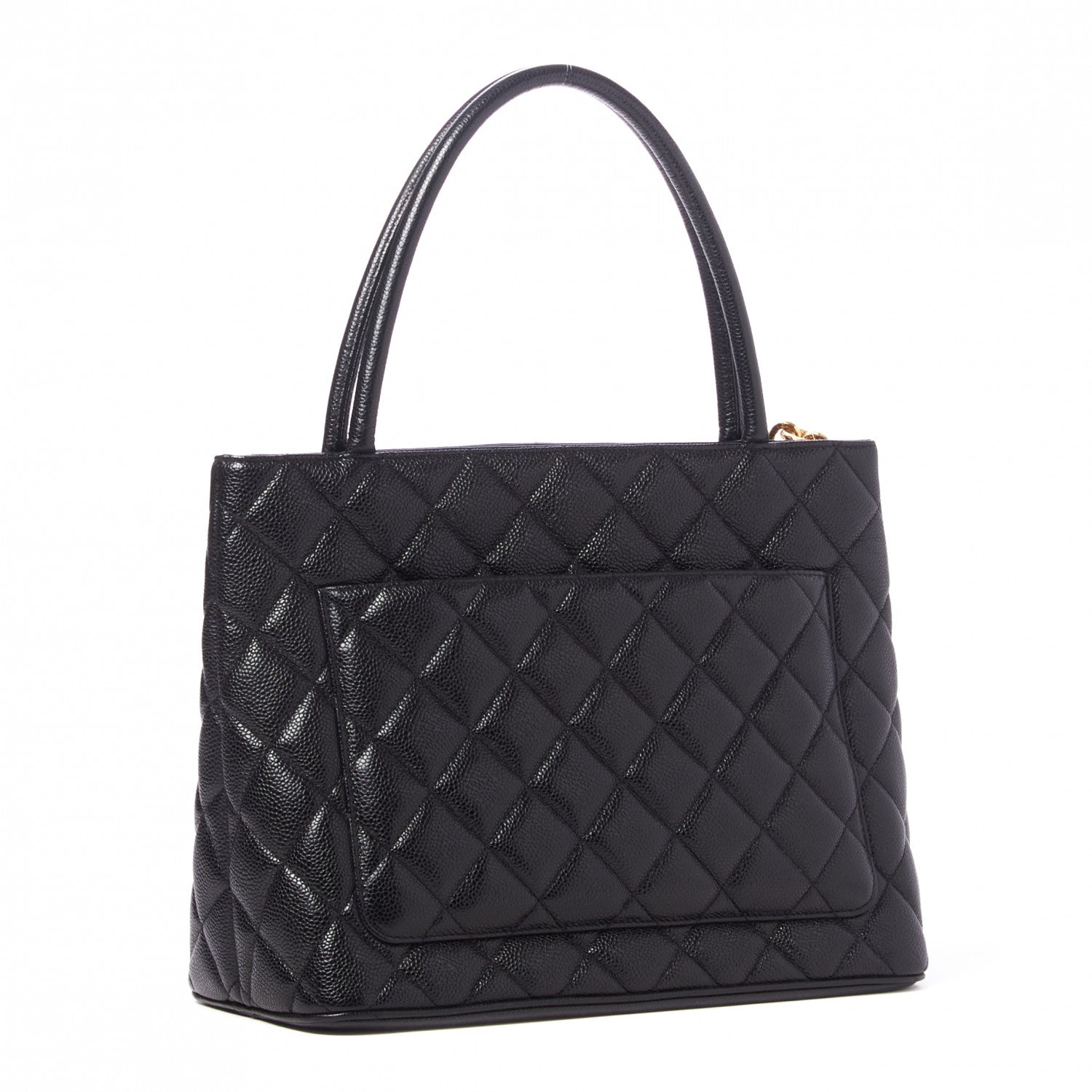 Chanel Caviar Quilted Medallion Tote Black 2 of 10
