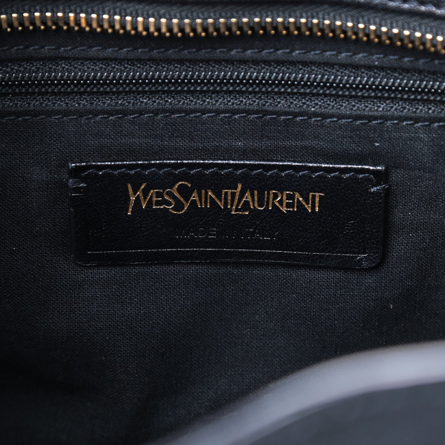 Saint Laurent Sheepskin Small Cabas ChYc Black 8 of 9