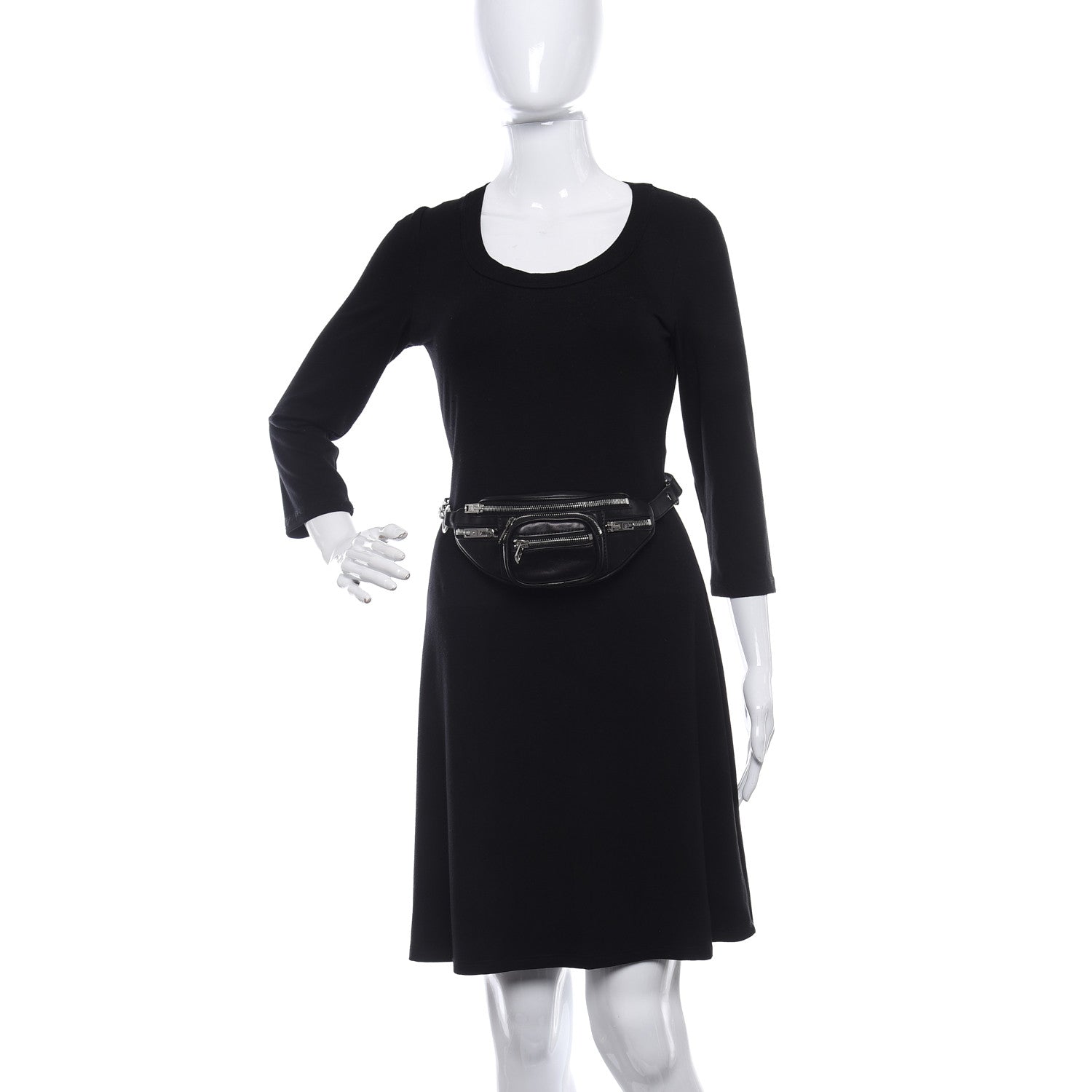 Alexander Wang Lambskin Mini Attica Belt Bag Black 2 of 8