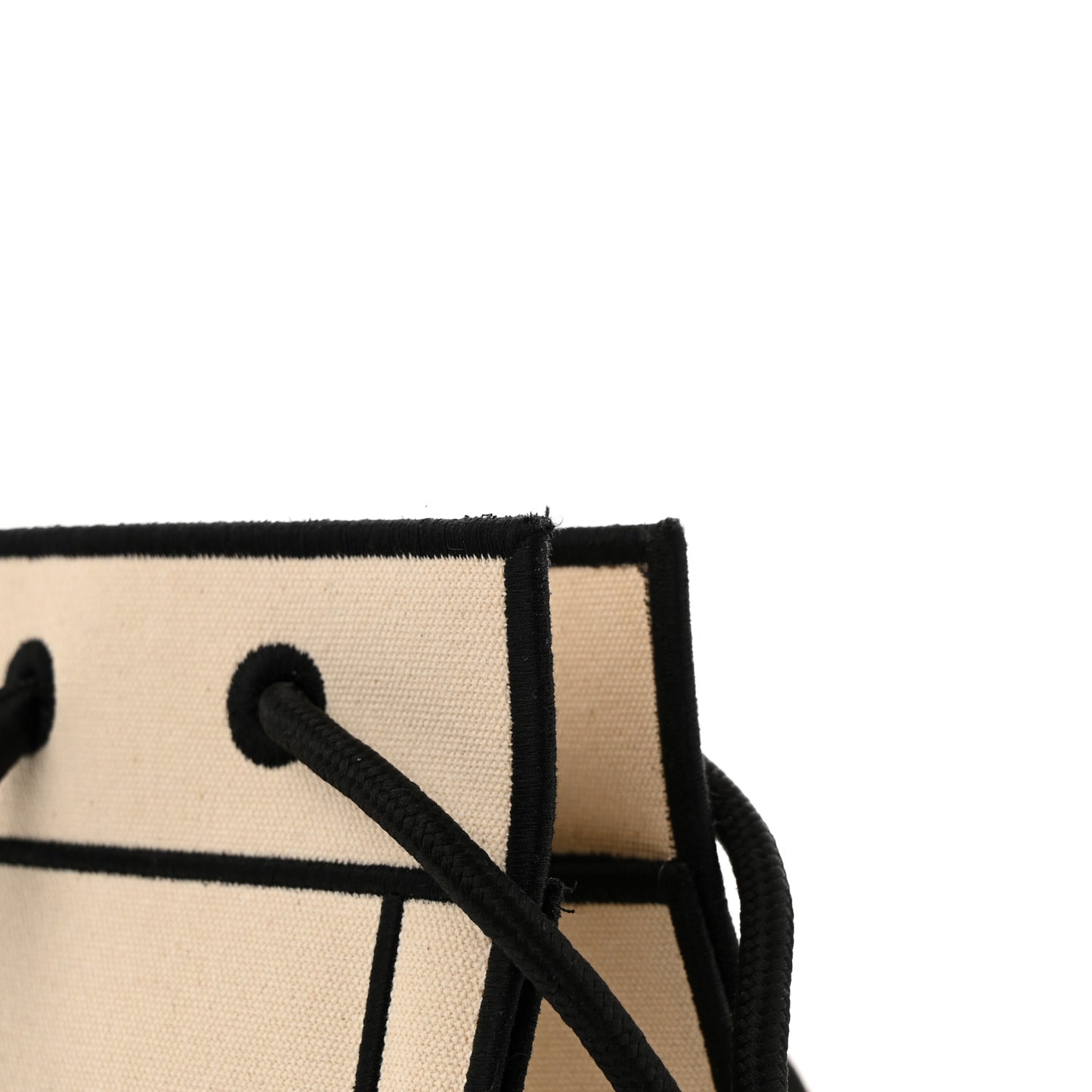 Canvas Logo Medium Shopping Tote Grezzo Black