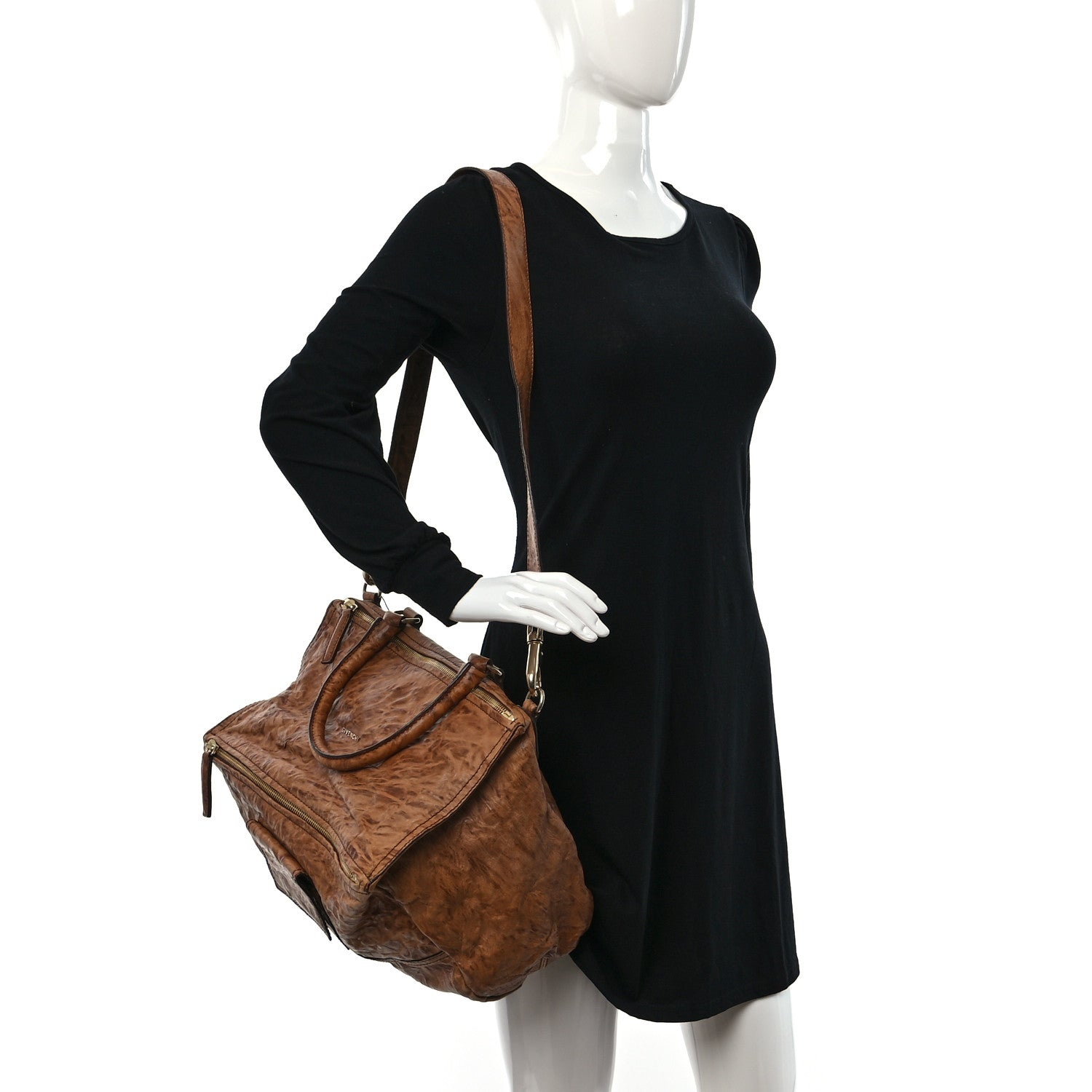 Givenchy Tumbled Sheepskin Large Pandora Cigare 3 of 8