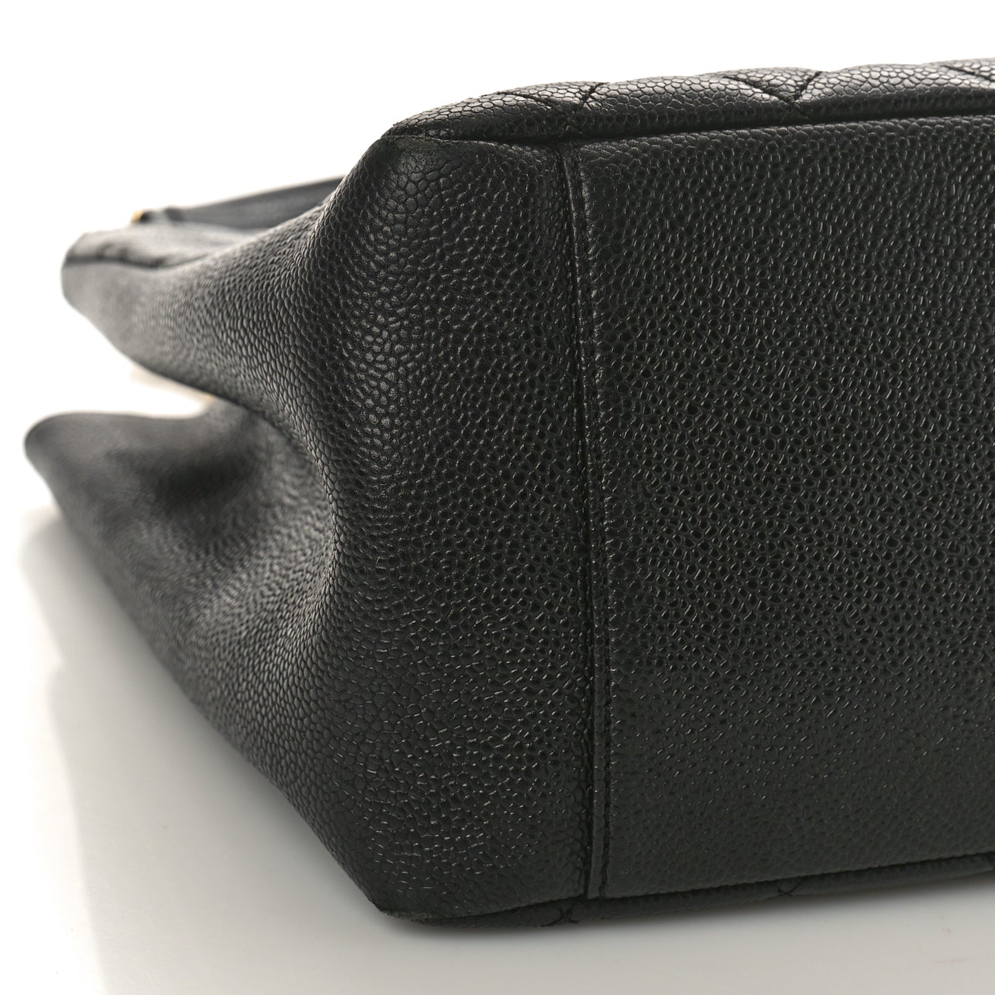 Caviar Quilted Grand Shopping Tote GST Black