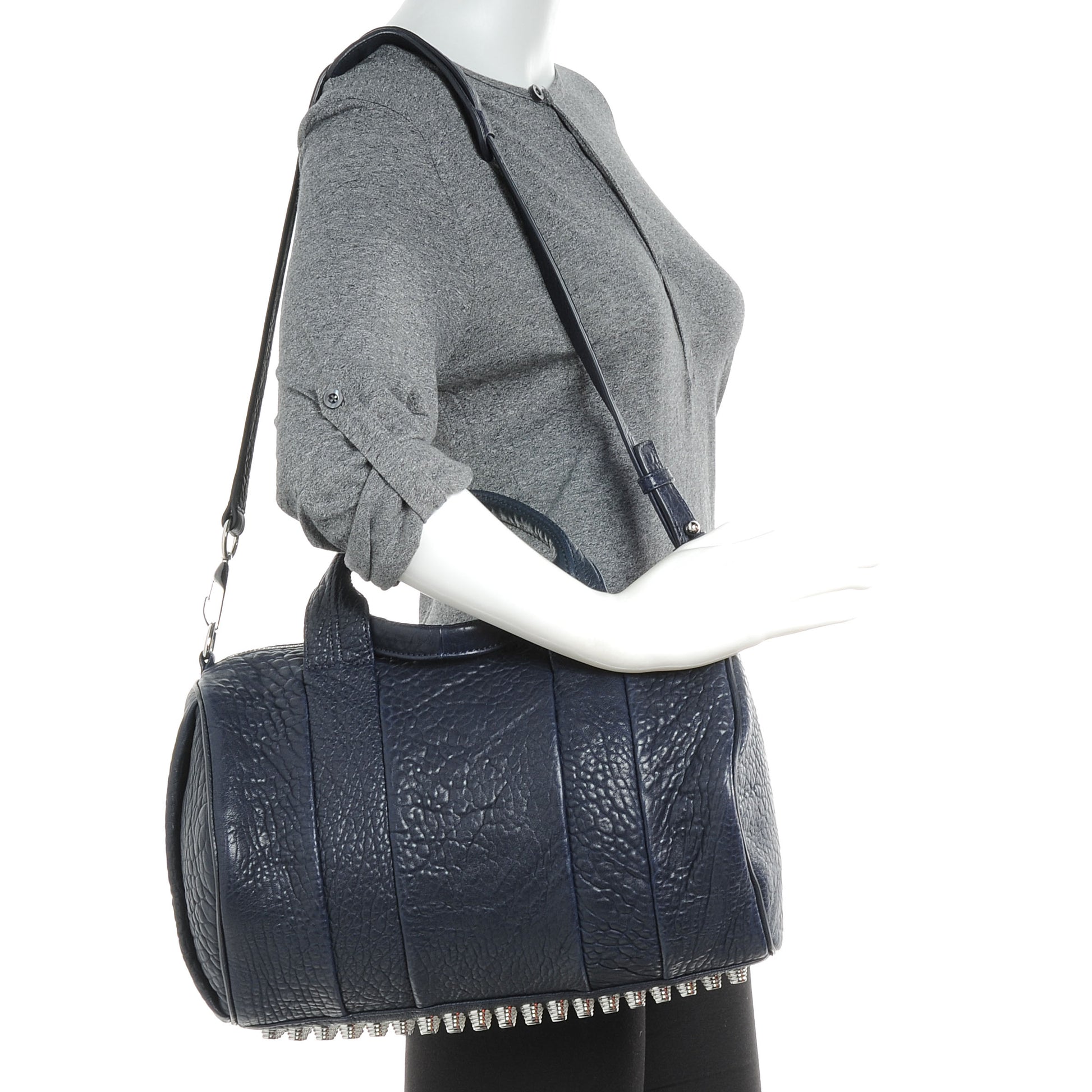 Alexander Wang Leather Rocco Navy 2 of 6