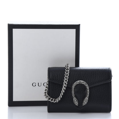 Gucci Calfskin Dionysus Coin Purse Black 7 of 7