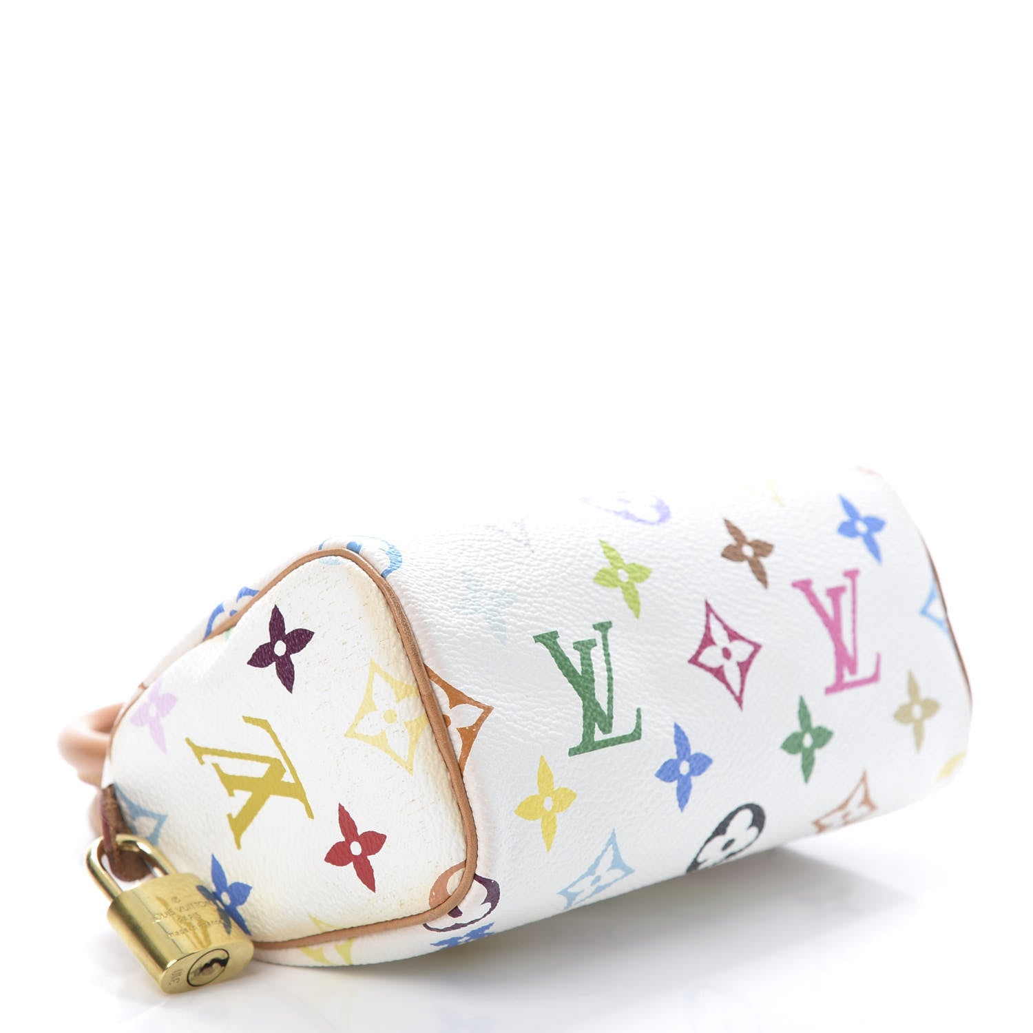 Louis Vuitton Monogram Multicolor Mini Sac HL Speedy White 4 of 10