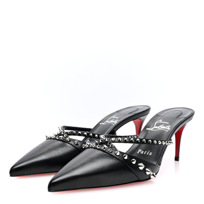 Christian Louboutin Nappa Tatoosh 70 Mule 36.5 Black 2 of 8
