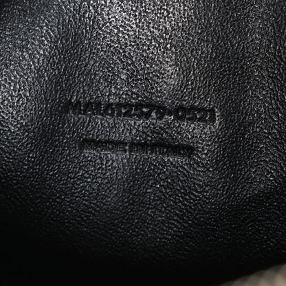 Saint Laurent Grain De Poudre Matelasse Monogram Mini Lou Camera Bag Dark Beige 7 of 11
