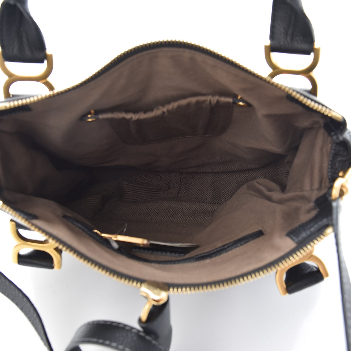 Calfskin Medium Marcie Satchel Black