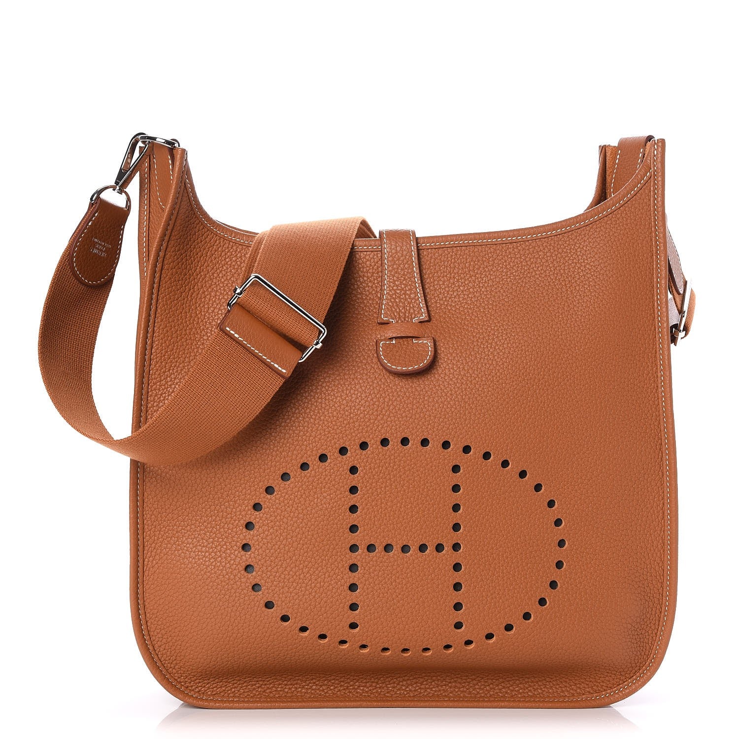 Hermes Taurillon Clemence Evelyne III GM Gold 1 of 7