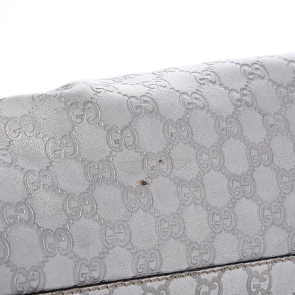 Gucci Guccissima Large Sukey Tote Silver 9 of 9