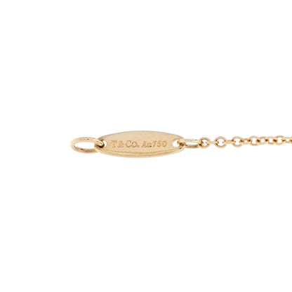 Tiffany 18K Yellow Gold Diamond .08ct Elsa Peretti Diamonds By The Yard Bracelet 3 of 5