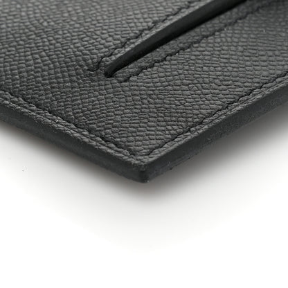 Hermes Epsom Kelly Pocket Compact Wallet Black 8 of 9