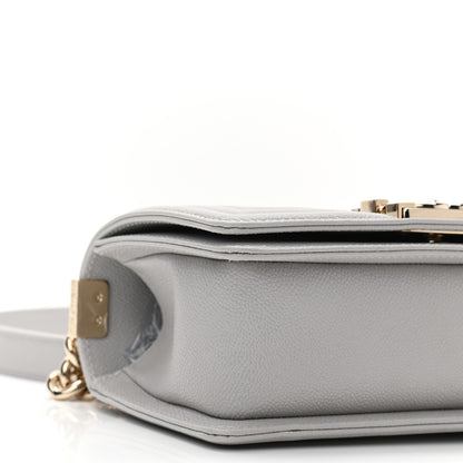 Chanel Caviar Quilted Small Boy Flap Light Grey 9 of 11