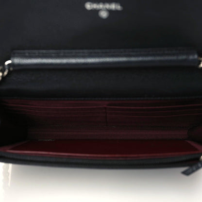 Chanel Caviar Quilted Wallet On Chain WOC Black 5 of 12