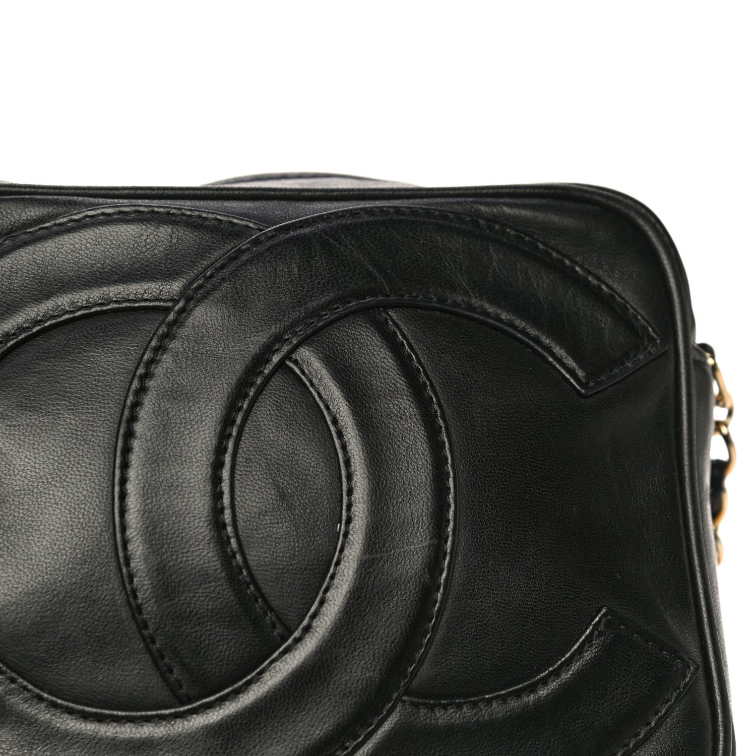 Chanel Lambskin CC Tassel Camera Case Black 14 of 19