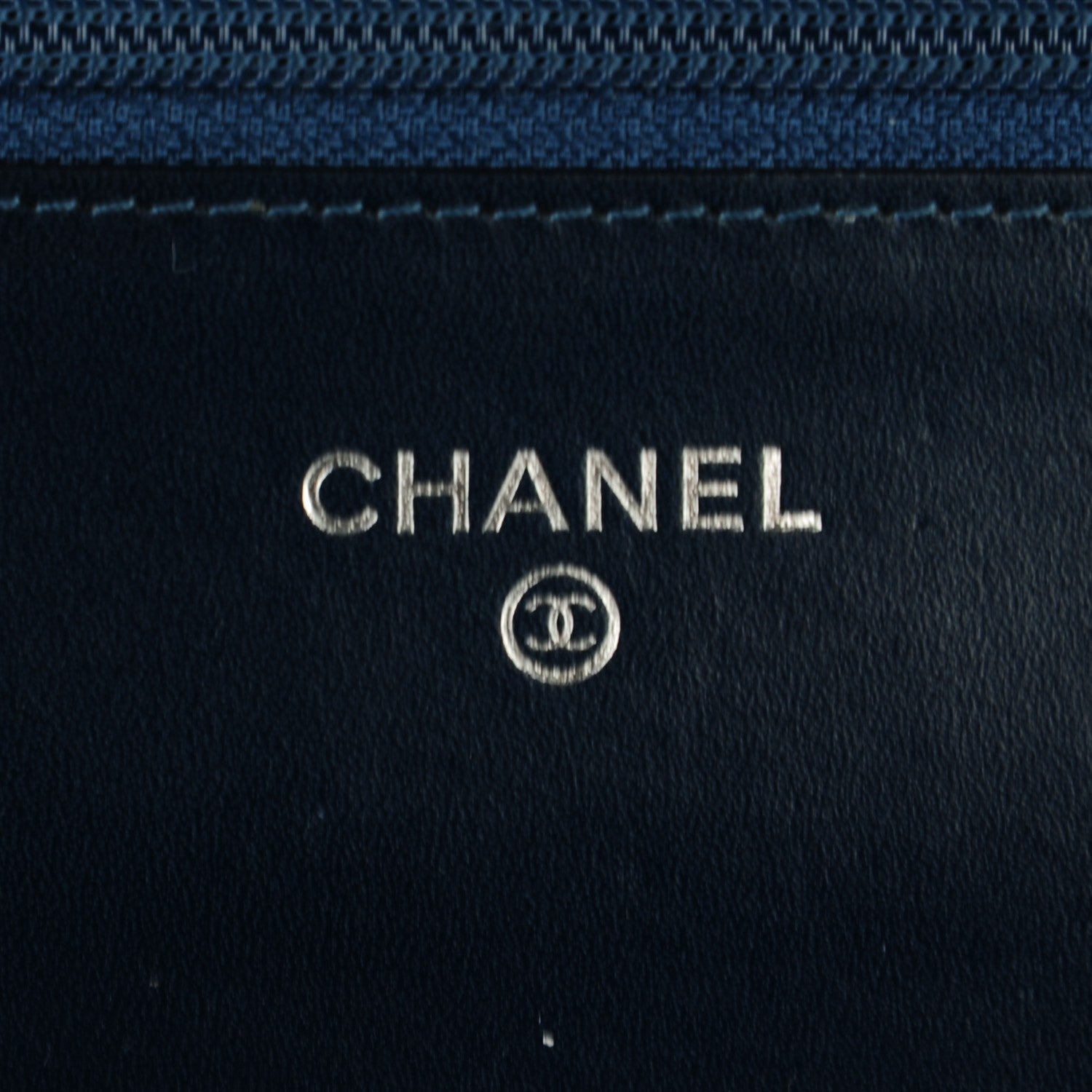 Chanel Caviar Timeless CC Wallet on Chain WOC Navy 6 of 8