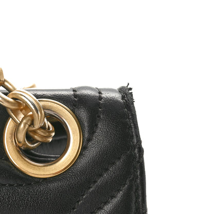 Salvatore Ferragamo Calfskin Quilted Gancini Flap Bag Black 9 of 9