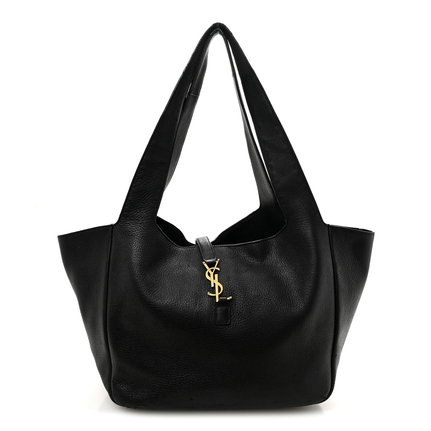 Grained Deerskin Bea Tote Black