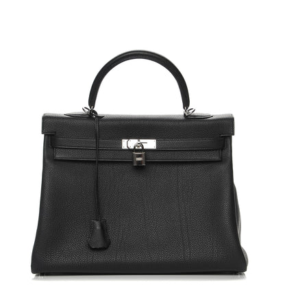 Hermes Togo Kelly Retourne 35 Black 1 of 28