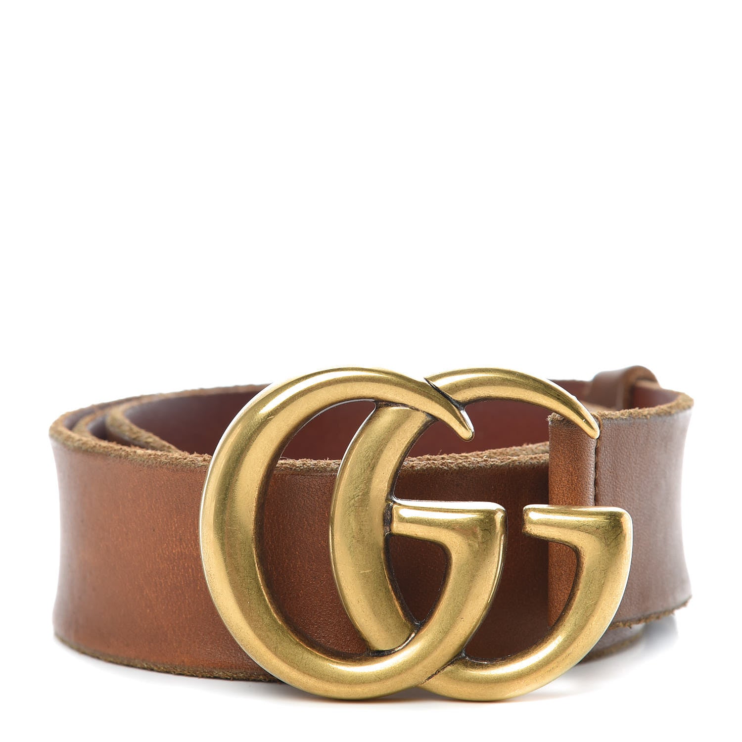 Gucci Faded Calfskin Double G 40mm Belt 80 32 Cuir 1 of 6