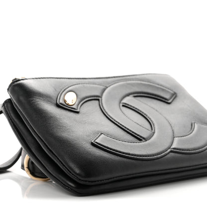 Chanel Lambskin CC Mania Waist Belt Bag Black 9 of 10