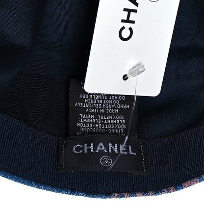Chanel Denim Mood Cap Hat Blue 8 of 8