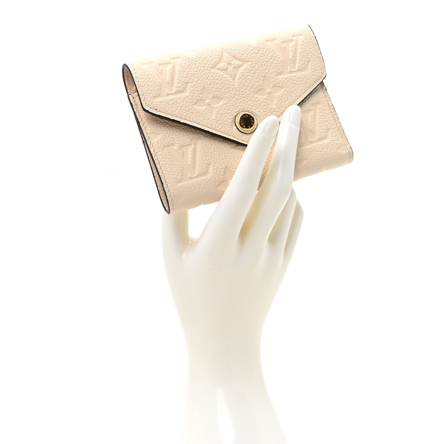 Louis Vuitton Empreinte Victorine Wallet Cream 2 of 8