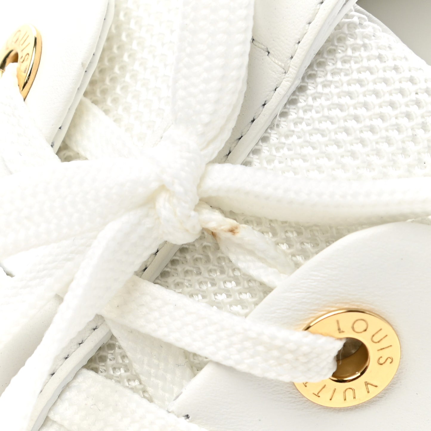 Calfskin Damier Azur Run Away Sneakers 39.5 White