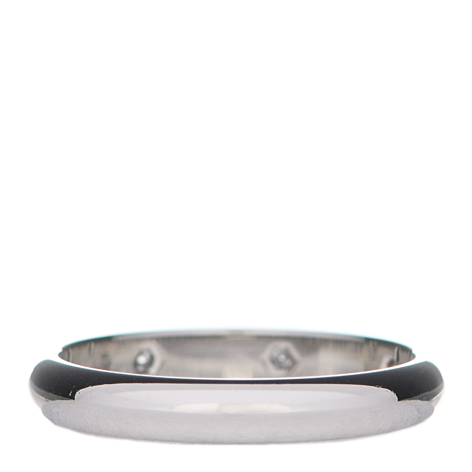 Cartier Platinum 3 Diamond 2.6mm 1895 Wedding Band Ring 45 3.25 3 of 6